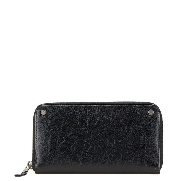 Balenciaga Wallet Black Leather Long - Picture 1 of 8